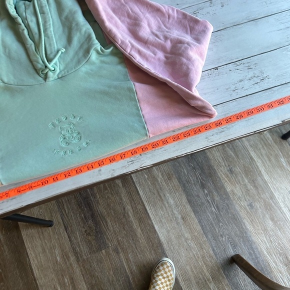 Teddy Fresh X- Large Color Block 100% Cotton Hoodie - Picture 8 of 9